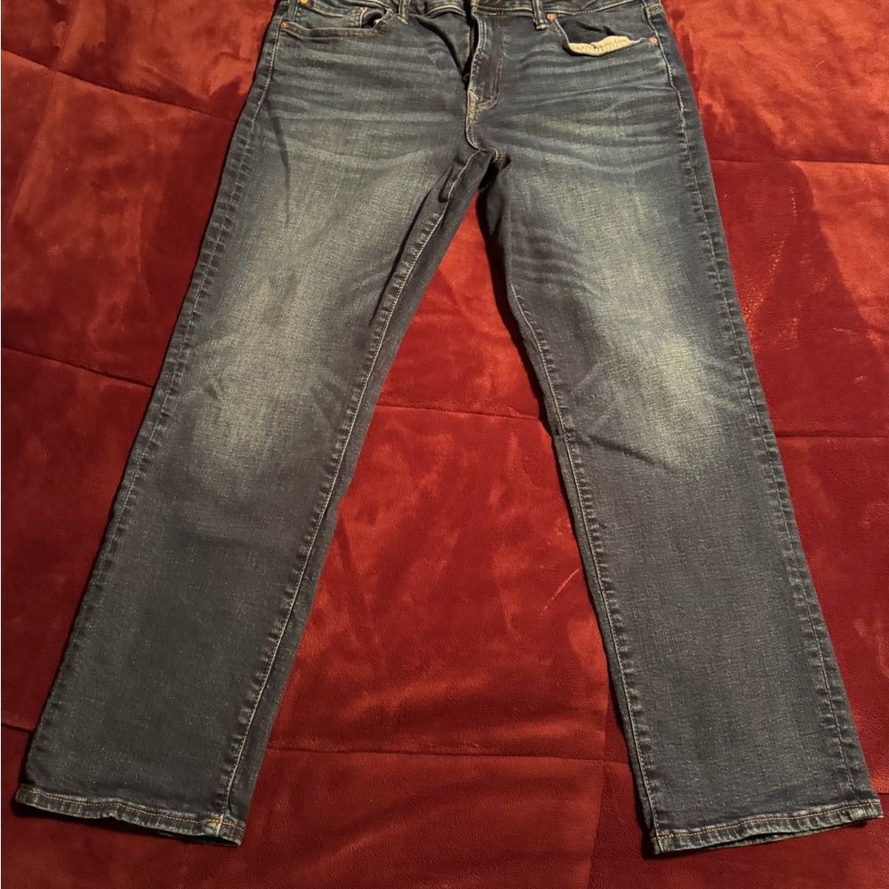 American Eagle Outfitters Blue Straight Jeans Classic Style